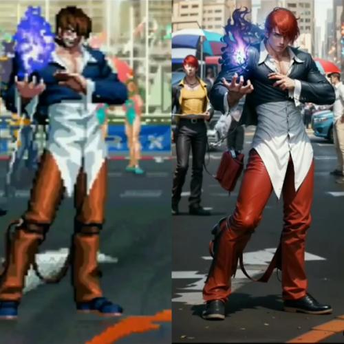 킹오브파이터 97 Ai 고화질 케릭터 구경하세요~